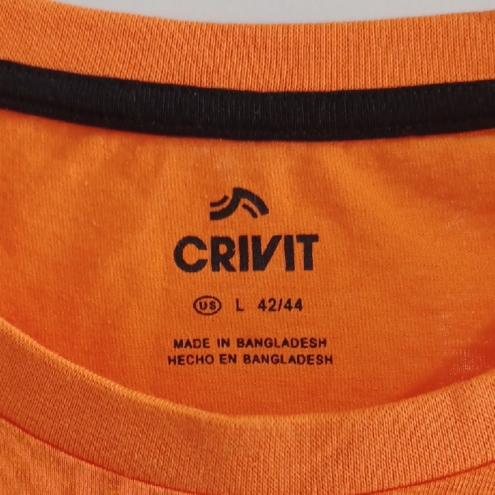 Men's Bright Orange Graphic Short-Sleeve Tee - Picture 2 of 5